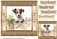 The nosy Jack Russell terrier card front 6