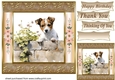 The nosy Jack Russell terrier card front 7