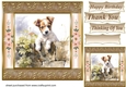 The nosy Jack Russell terrier card front 9