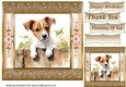 The nosy Jack Russell terrier card front 12