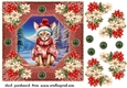 Christmas cat card front 1