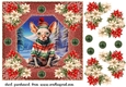 Christmas cat card front 15