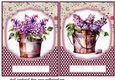2 Lilac bucket card fronts/toppers 1