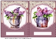 2 Lilac bucket card fronts/toppers 2
