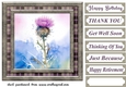 Tartan thistle card front 4