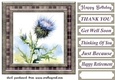Tartan thistle card front 9