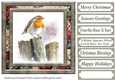 Christmas robin card front 2