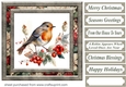 Christmas robin card front 4