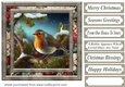 Christmas robin card front 10