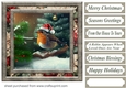 Christmas robin card front 12