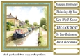 A day on the canal card front 3