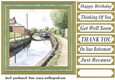 A day on the canal card front 7
