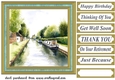 A day on the canal card front 8