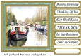 A day on the canal card front 9
