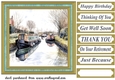 A day on the canal card front 11