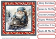 Santas on his way card front 6