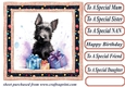 Framed Scottish terrier Birthday Card front 14