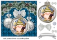 Christmas gnome bauble card front 2