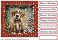 Christmas pooch in a tangle card front 6