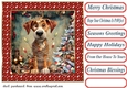Christmas pooch in a tangle card front 10