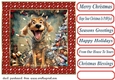 Christmas pooch in a tangle card front 11