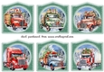 6 Christmas truck toppers 3