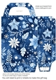 Blue Christmas gift bag 4