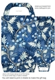 Blue Christmas gift bag 12