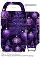 Purple Christmas gift bag 5