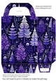 Purple Christmas gift bag 8