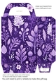 Purple Christmas gift bag 9