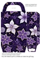 Purple Christmas gift bag 10