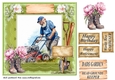 Male garden themed card front 6