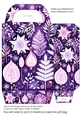 Pink/purple Christmas gift bag 2