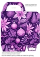 Pink/purple Christmas gift bag 5