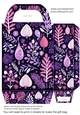 Pink/purple Christmas gift bag 6