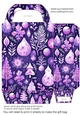 Pink/purple Christmas gift bag 7