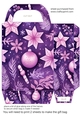 Pink/purple Christmas gift bag 9