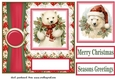 Christmas polar bear card front 1