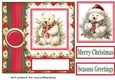 Christmas polar bear card front 2