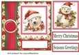 Christmas polar bear card front 4