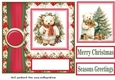 Christmas polar bear card front 5
