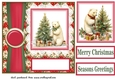 Christmas polar bear card front 6
