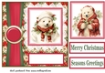 Christmas polar bear card front 7