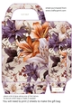 Vintage lilies gift bag 4