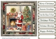 Santa scene card front 1