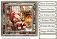 Santa scene card front 3