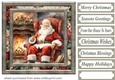 Santa scene card front 5