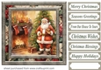 Santa scene card front 7