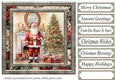 Santa scene card front 9
